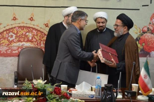 آیین تکریم و معارفه مسئول نهاد نمایندگی مقام معظم رهبری در دانشگاه ملی مهارت استان خراسان رضوی برگزار شد 7