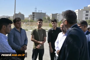 بازدید رئیس دانشگاه ملی مهارت از حوزه برگزاری امتحانات پایان ترم دانشکده شهید منتظری 8