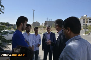 بازدید رئیس دانشگاه ملی مهارت از حوزه برگزاری امتحانات پایان ترم دانشکده شهید منتظری 9