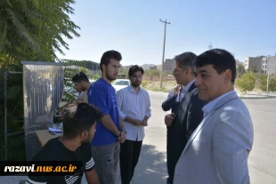 بازدید رئیس دانشگاه ملی مهارت از حوزه برگزاری امتحانات پایان ترم دانشکده شهید منتظری 10