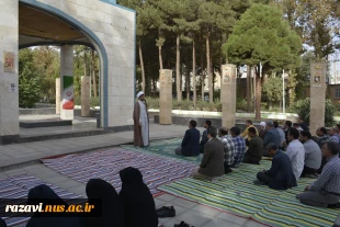 برگزاری مراسم زیارت عاشورا با حضور همکاران مراکز دانشگاه ملی مهارت مشهد 8