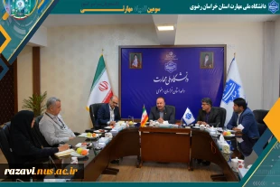 حضور معاون پژوهش و فناوری دانشگاه ملی مهارت کشور در واحد استان خراسان رضوی 6