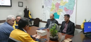 دیدار رئیس دانشگاه ملی مهارت خراسان رضوی با مدیرکل پست استان به مناسبت روز جهانی پست 3