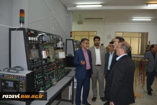 حضور مدیرکل صنعت، معدن و تجارت خراسان رضوی در دانشگاه ملی مهارت استان  6