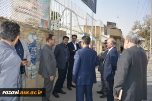 بازدید مدیران حمل‌ونقل و ترافیک شهرداری مشهد از دانشکده شهید منتظری 3