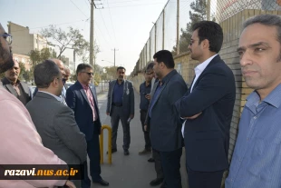بازدید مدیران حمل‌ونقل و ترافیک شهرداری مشهد از دانشکده شهید منتظری 4