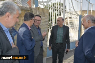 بازدید مدیران حمل‌ونقل و ترافیک شهرداری مشهد از دانشکده شهید منتظری 5