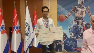 کسب مقام دوم بخش فناوری و نوآوری توسط دانشجوی دانشکده شهید منتظری مشهد در اولین المپیاد ورزش‌های فناورانه کشور 4