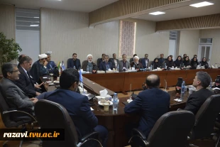 همزمان با سومین همایش ملی مهارت افزایی، هدایت شغلی و صلاحیت حرفه ای در آموزش عالی کشور برگزار شد:

جلسه هم‌اندیشی همکاران دانشگاه ملی مهارت خراسان رضوی با هیئت‌رئیسه دانشگاه
 4