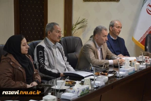 نشست مسئولان سازمان هواشناسی خراسان رضوی و دانشگاه ملی مهارت استان خراسان رضوی 5