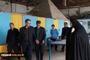 بازدید دکتر زمانی ریاست دانشگاه ملی مهارت، دکتر زنگنه نماینده مردم شریف تربت حیدریه در مجلس شورای اسلامی و دکتر احمدی ریاست دانشگاه ملی مهارت استان خراسان رضوی از آموزشکده تربت‌حیدریه 5