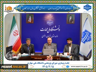 برگزاری جلسه وبیناری شورای پژوهشی دانشگاه ملی مهارت با حضور دکتر مهرداد احمدی در خراسان رضوی 2