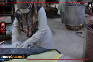 پخت روزانه ۵ هزار قرص نان برای پذیرایی از میهمانان مراسم تشییع رهبر شهید در دانشکده شهید منتظری 8