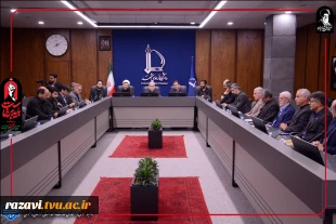 حضور دکتر سعید احمدی در کنار مقام عالی وزارت در جلسه کمیته دانشگاهیان ستاد برگزاری مراسم وداع، تشییع و تدفین آقای شهید ایران 2