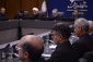 حضور دکتر سعید احمدی در کنار مقام عالی وزارت در جلسه کمیته دانشگاهیان ستاد برگزاری مراسم وداع، تشییع و تدفین آقای شهید ایران 6