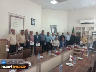 گرامیداشت روز کارمند با حضور رئیس دانشگاه ملی مهارت خراسان رضوی در ساختمان ثامن الحجج(ع) 3